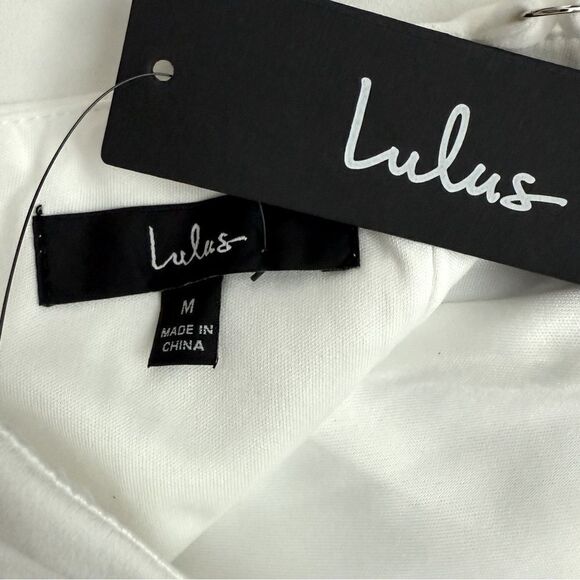 Lulus Sultry Admiration White Sleeveless Bodycon Mini Dress with Flounce Overlay - Picture 4 of 7